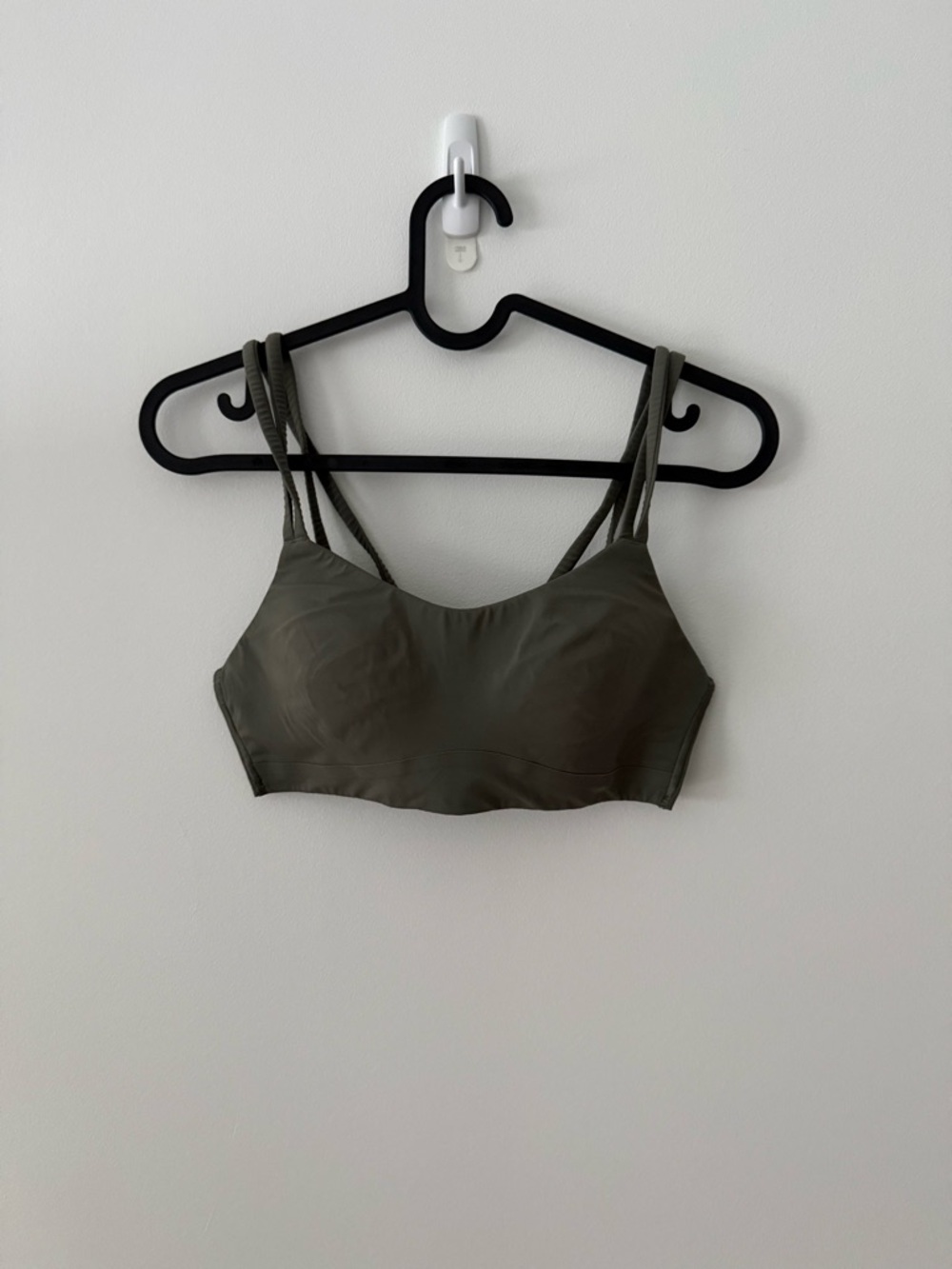 Lululemon Like A Cloud Bra in Olive Green.